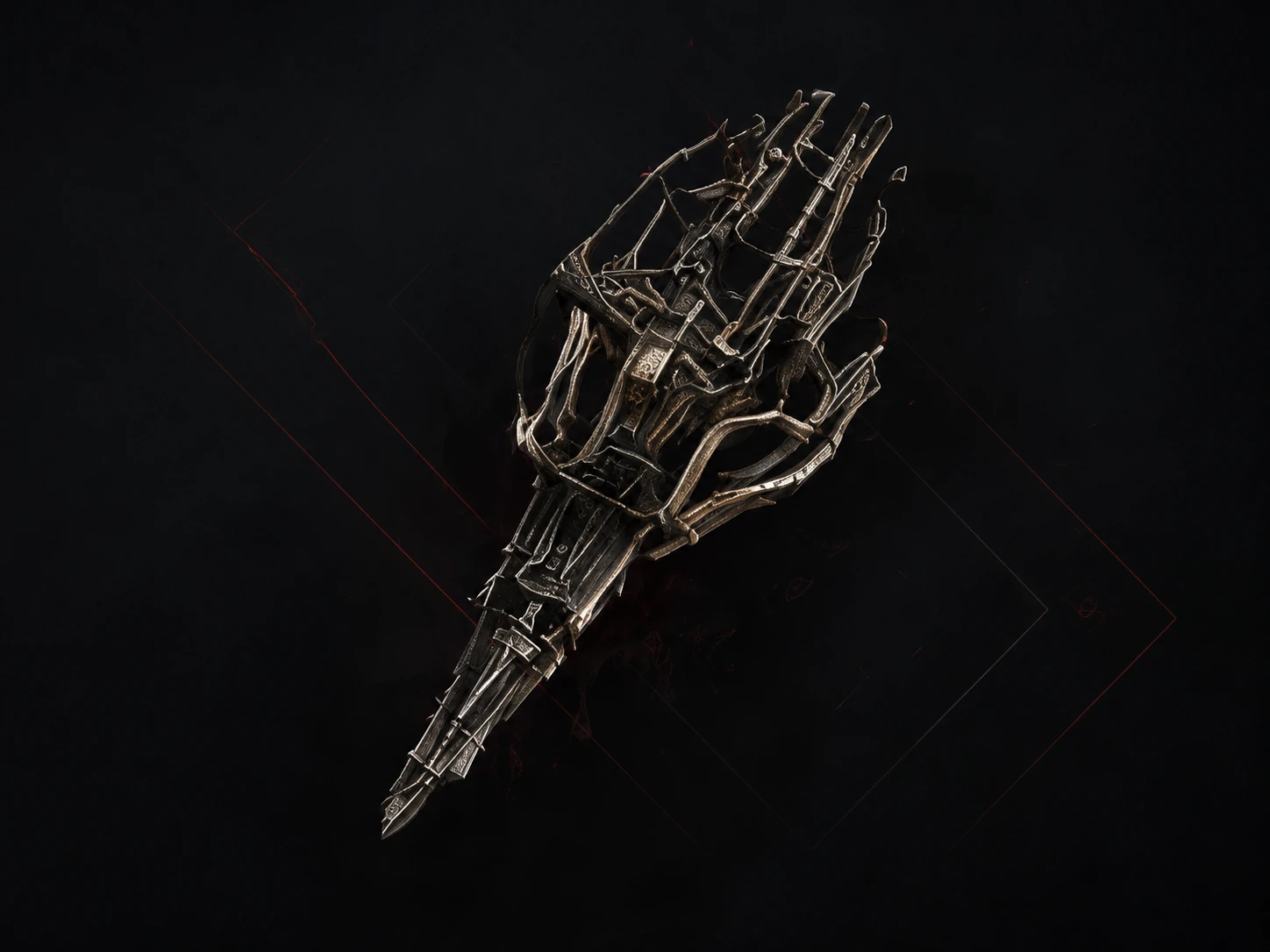 Caged Hystrix sidearm in Mortal Shell II